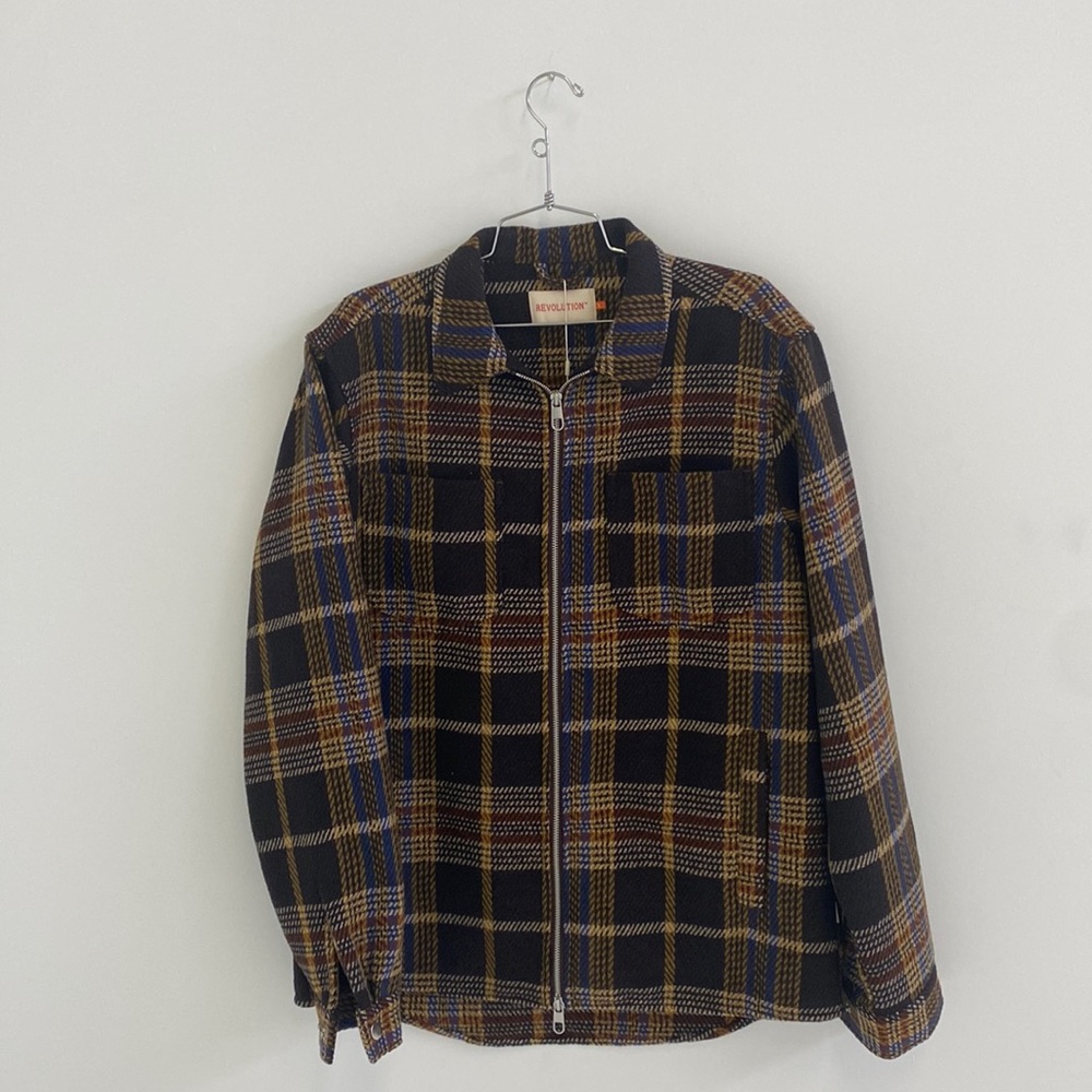 REVOLUTION - Plaid Jacket (zip-up)